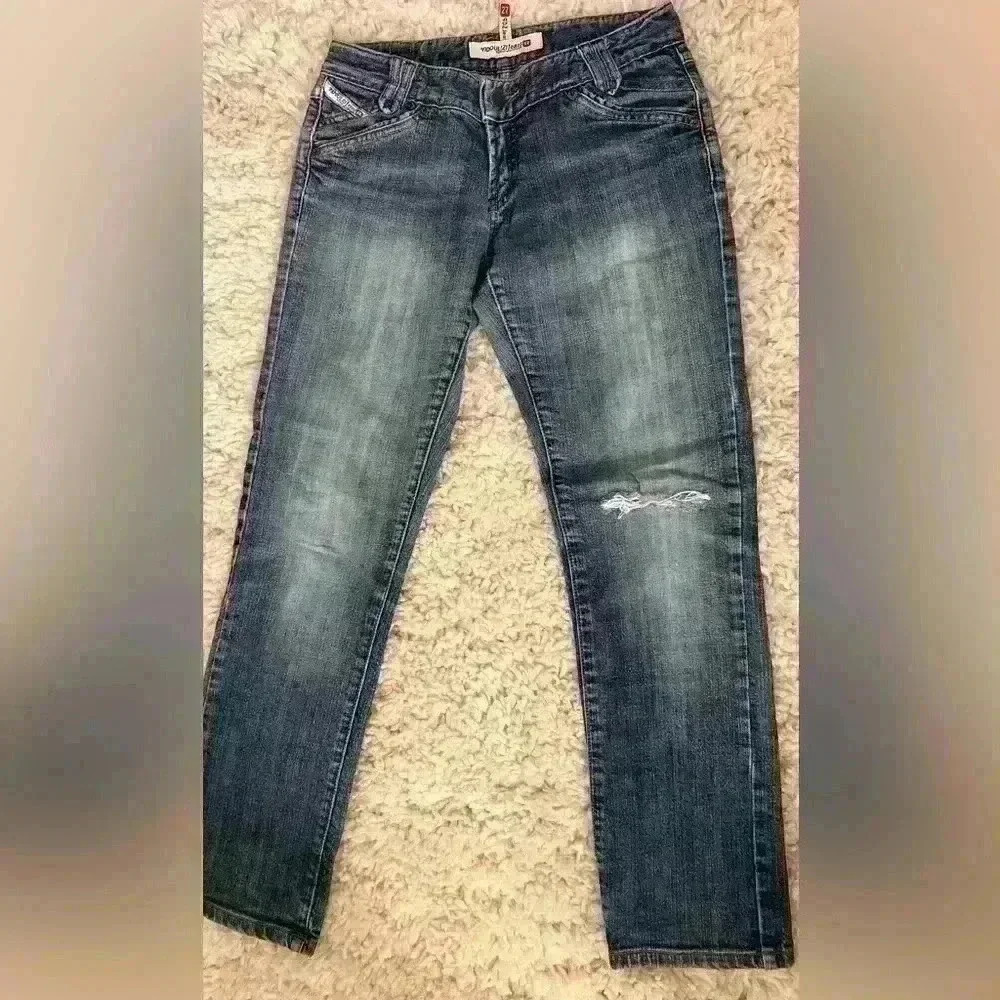 Yidoulizi Denim Jeans, vintage wash - Picture 1 of 11